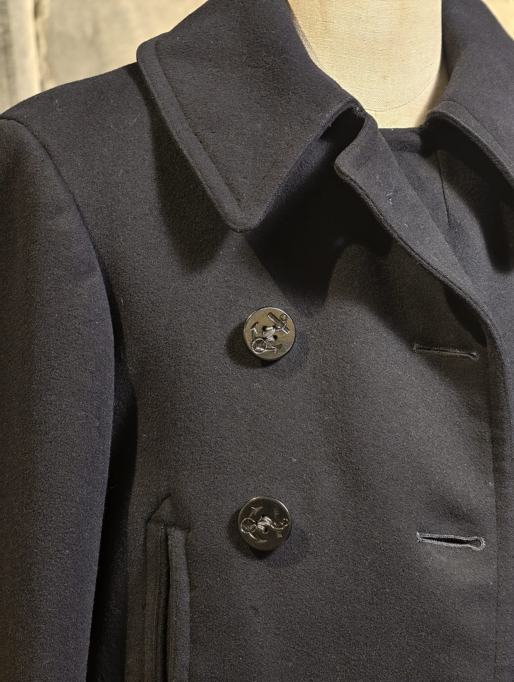 Vintage USA Peacoat — 2WW Period — Size S/M