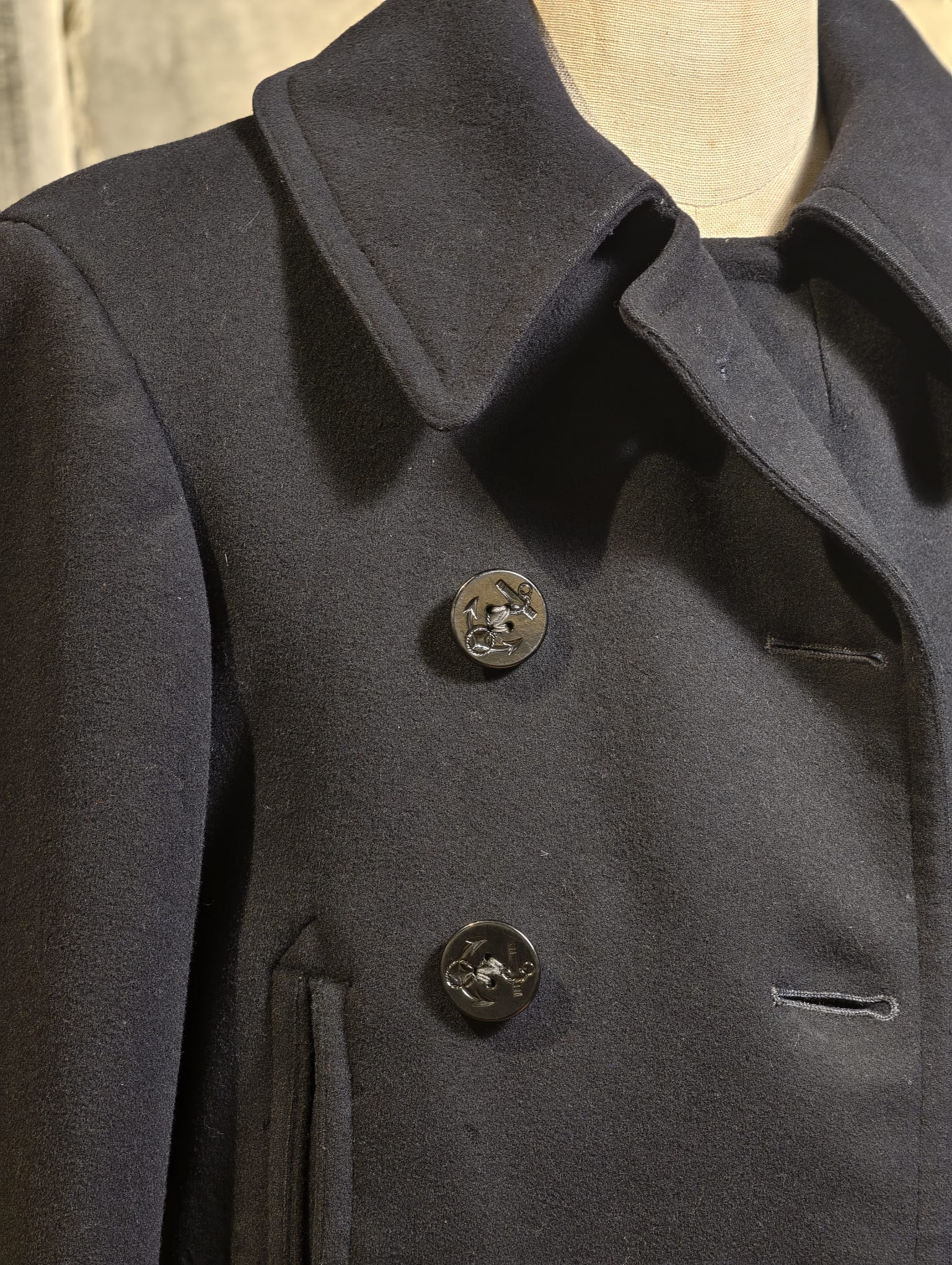 Vintage USA Peacoat — 2WW Period — Size S/M