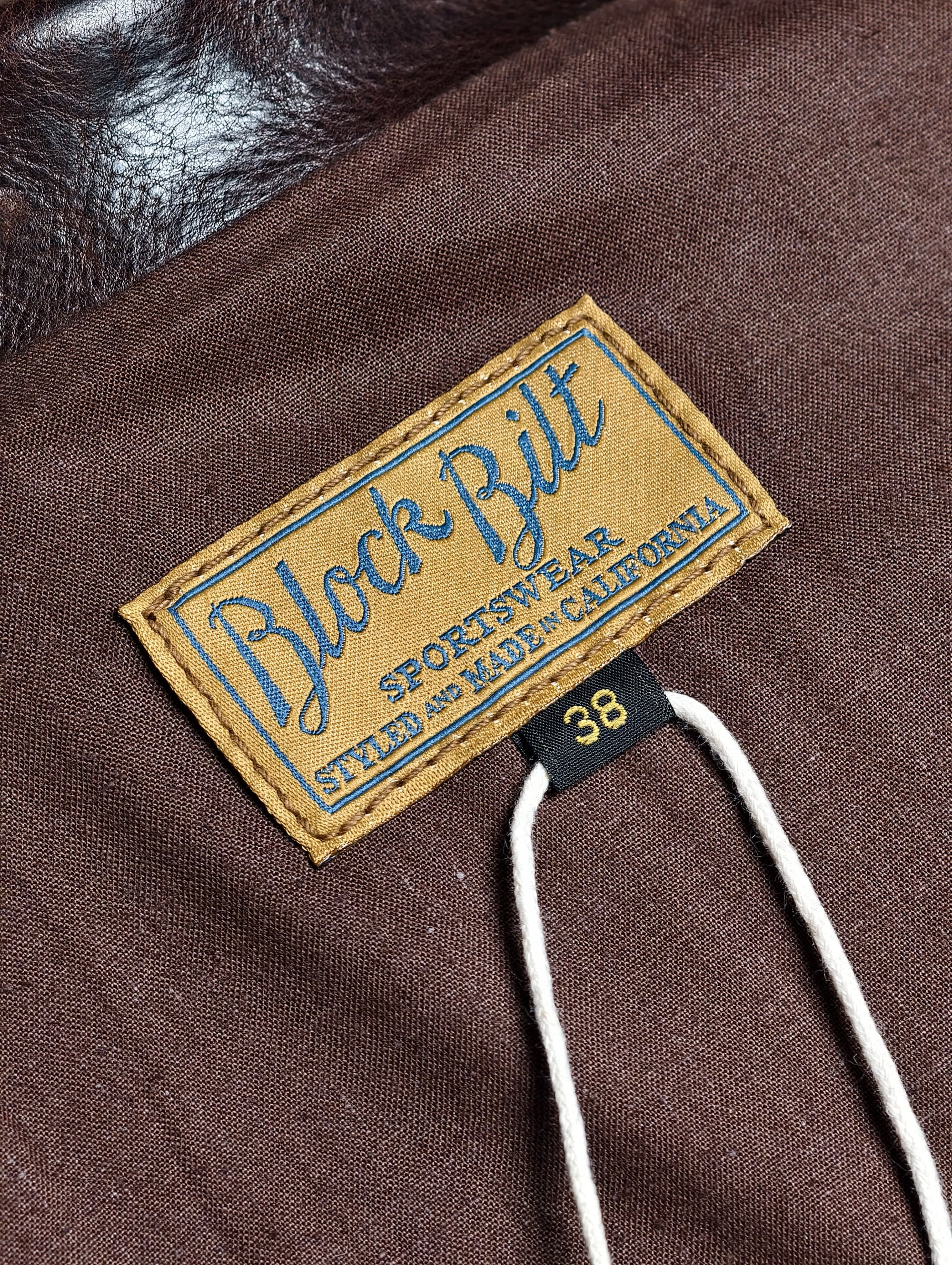 Block Bilt 1930s Aviator Leather Jacket – Victory Dark Seal Horsehide