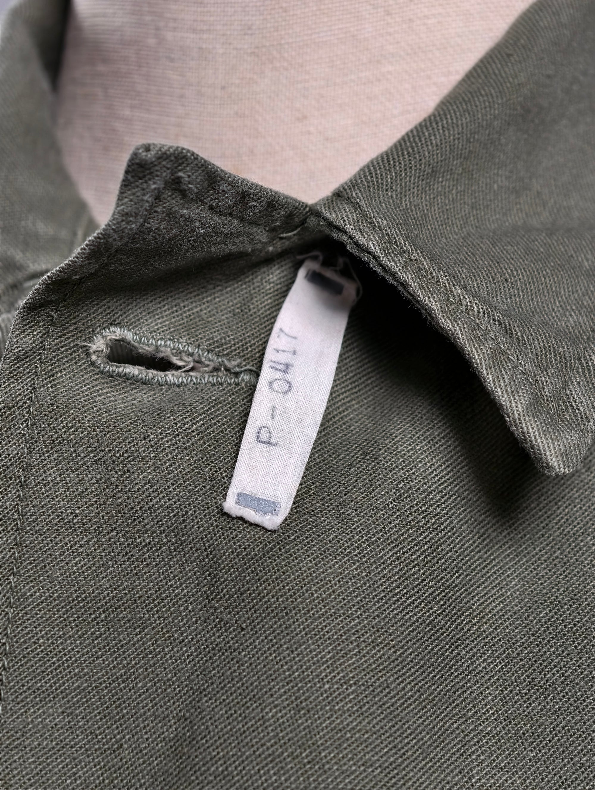 Vintage OG-107 Sateen US Air Force Utility Shirt - 1960s - Made in USA
